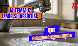 14 Temmuz İzmir'de Su Kesintisi Hangi İlçelerde Yaşanacak? Buca, Menderes ve Ödemiş'te Sular Ne Zaman Gelecek?