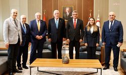KKTC Cumhurbaşkanı Erhürman, İYİ Parti lideri Dervişoğlu'nu kabul etti