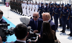 Cumhurbaşkanı Erdoğan, ABD Başkanı Trump’ı havalimanında karşıladı