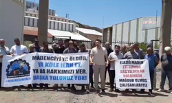 Elazığ Maden’deki işçilerin eyleminin 2. günü: Hakkımızı alamazsak 24 Temmuz'da Ankara'ya yürüyeceğiz