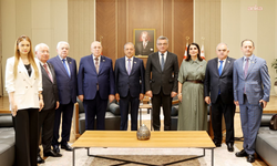 KKTC Cumhurbaşkanı Tufan Erhürman, Azerbaycan Parlamentolar Arası Dostluk Grubu heyetlerini kabul etti