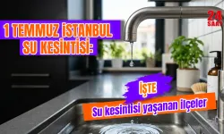 1 Temmuz Salı İstanbul'da su kesintisi var mı? İstanbul’da su kesintisi ne zaman bitecek, sular saat kaçta gelecek?