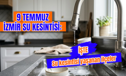 9 Temmuz İzmir'de su kesintisi var mı? Su kesintisi hangi ilçelerde var ve sular ne zaman gelecek?