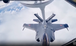 MSB paylaştı: Türk uçağından Danimarka F-35'ine yakıt ikmali