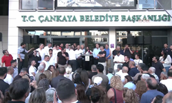 Çankaya Belediyesi önünde protesto: "Hüseyin Can Güner’den suçlu yaratamazsınız"