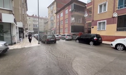Çorum'da şiddetli sağanakla birlikte hava sıcaklığı düştü