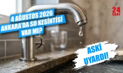 Bugün Ankara'da su kesintisi var mı? 4 Ağustos Ankara su kesintisi hangi mahallelerde, sular ne zaman gelecek?