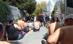 Enerji Bakanlığı önündeki madenci eyleminde işçilere gözaltı