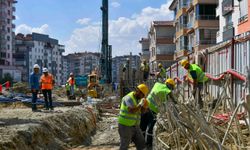 ABB Dikimevi-Natoyolu metro hattında çalışmaları sürdürüyor