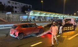 Bakırköy'de trafik kazası: D-100’de 3 otomobil çarpıştı, 3 kişi yaralandı