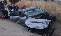 Edirne Keşan’da iki otomobilin çarpıştığı trafik kazasında 9 yaralı