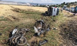 Maraş Pazarcık'ta trafik kazası: Motosiklet ile hafif ticari araç çarpıştı, 1 ölü 2 yaralı
