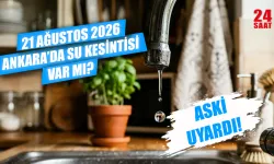 Bugün Ankara'da su kesintisi var mı? 21 Ağustos Ankara su kesintisi hangi mahallelerde, saat kaça kadar?