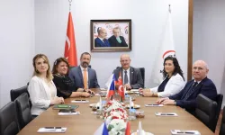 Çekya'nın Ankara Büyükelçisi Stepanek ATO Başkanı Baran'ı ziyaret etti