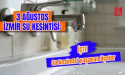 Bugün İzmir'de su kesintisi var mı? 3 Ağustos İzmir'de sular ne zaman gelecek, hangi ilçelerde kesinti var?