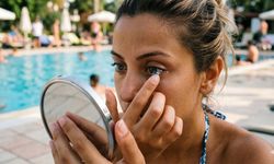 Kontakt lensle deniz ve havuza girmeyin
