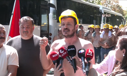 Eylemlerinin 9. gününde madencilerden bakanlığa çağrı: "Garantörlüğün gereğini yapın"