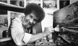 Televizyonda milyonlara resmi sevdirmişti: İki Bob Ross tablosu müzayedede rekor fiyata satışa çıkıyor