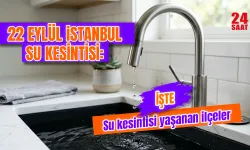 Bugün İstanbul'da su kesintisi var mı? 22 Eylül Kadıköy'de sular ne zaman gelecek?