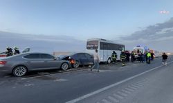 Aksaray-Konya karayolunda zincirleme kaza: 16 yaralı