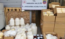 Ankara'da sahte gıda operasyonu: 838 kilo hileli süt ürünü ele geçirildi