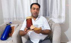 Elazığlı Öztürk Kaya medikalci 60 bin lira isteyince protezini bantla yapıştırdı
