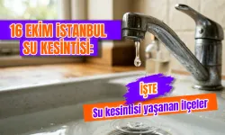 İSKİ su kesintisi sorgulama: 16 Ekim’de hangi ilçelerde sular kesik? İstanbul’da sular ne zaman gelecek?