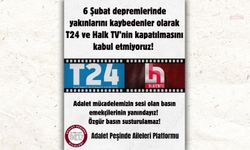 Depremzedelerden T24 ve Halk TV’ye destek: “Basın emekçilerinin yanındayız”