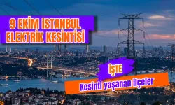 9 Ekim’de İstanbul'da hangi ilçelerde elektrik kesilecek? İstanbul’da elektrikler ne zaman gelecek?