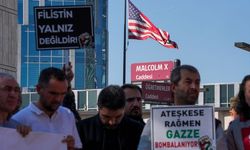 Ankara'da ABD Büyükelçiliği önünde Gazze tepkisi: "Ateşkesten bu yana 1402 kişi öldürüldü"