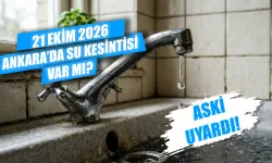 21 Ekim Ankara'da su kesintisi var mı? Yenimahalle, Sincan, Çubuk ve Kazan’da su kesintisi ne zaman bitecek?