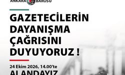 Ankara Barosu’ndan gazetecilerin eylem çağrısına destek geldi