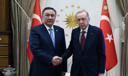 Cumhurbaşkanı Erdoğan, TDT Genel Sekreteri Ömüraliyev’i kabul etti