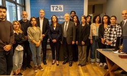 DEM Parti’den T24 Ankara ofisine dayanışma ziyareti