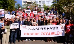 Eskişehir'de gazetecilerden sansüre karşı yürüyüş: "Basın özgür değilse toplum habere ulaşamaz"