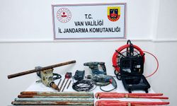 Van’da kaçak define kazısı operasyonu: 2 şüpheli suçüstü yakalandı