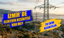 20 Ekim İzmir elektrik kesintisi hangi ilçelerde yaşanacak? Elektrikler saat kaçta gelecek?
