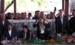 Özgür Özel Balıkesir'de zeytincilerle buluştu: Müteahhide var, çiftçiye geçim garantisi yok