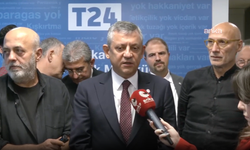 YENİ Parti lideri Özgür Özel'den T24'e dayanışma ziyareti