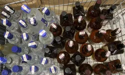 Yalova'da 400 litre kaçak içki ele geçirildi