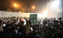 Bağdat'ta bulunan İsveç Büyükelçiliği ateşe verildi