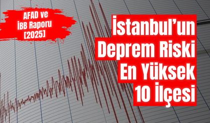 İstanbul’un Deprem Riski En Yüksek 10 İlçesi – AFAD ve İBB Raporu [2025]