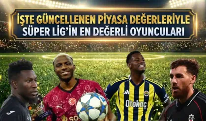 PİYASA DEĞERLERİ GÜNCELLENDİ: İŞTE SÜPER LİG'İN EN DEĞERLİ OYUNCULARI!