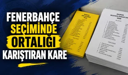 Fenerbahçe seçiminde gündem olan kare