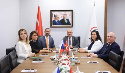 Çekya'nın Ankara Büyükelçisi Stepanek ATO Başkanı Baran'ı ziyaret etti