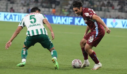 Trabzonspor, Konyaspor deplasmanından puansız döndü