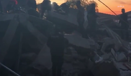 Zonguldak'ta 2 katlı bina çöktü: 1 ölü, 1 yaralı