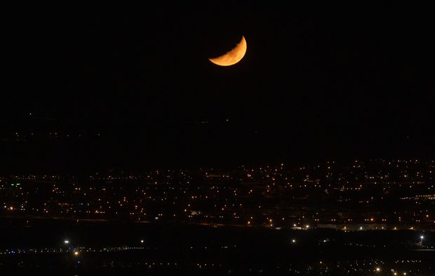 Ankara'da yarım ay