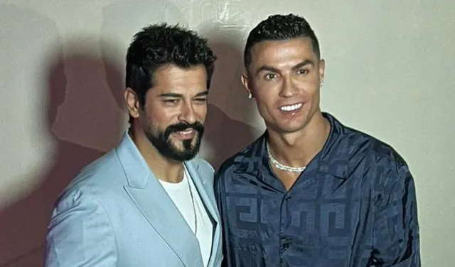Burak Özçivit, Arabistan'da Cristiano Ronaldo ile buluştu