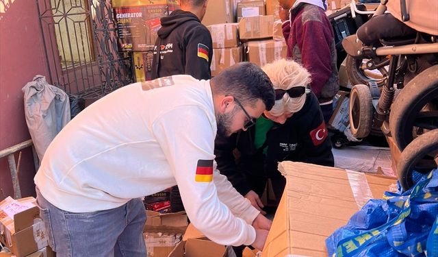 Almanya'daki Türklerin gönderdiği 3 tır yardım Fas'taki depremzedelere ulaştı